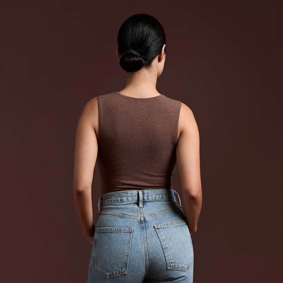 Nuuds Classic Crewneck Tank Bodysuit - Picture 2 of 5